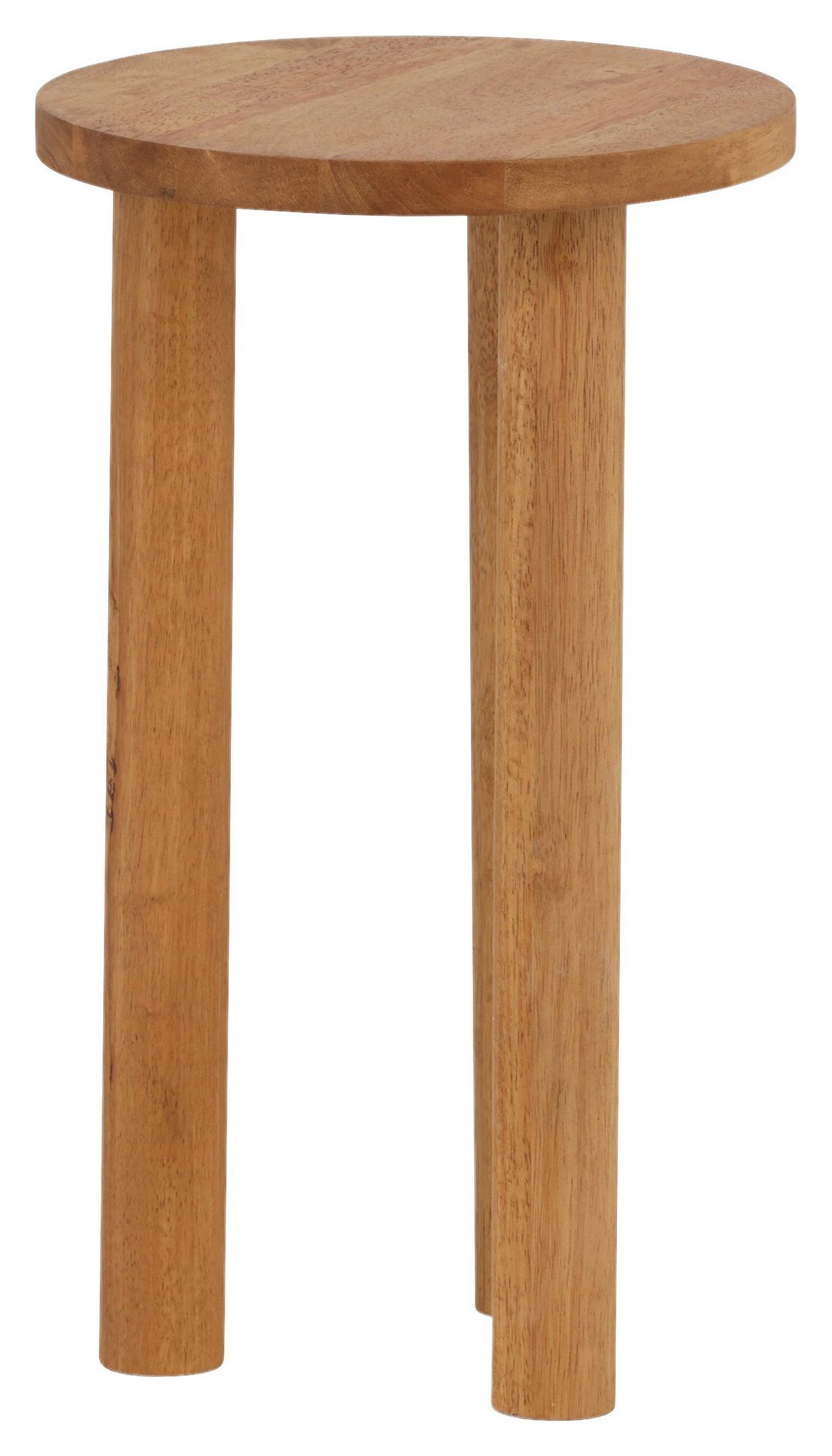 Beistelltisch Duxbury - Plankeneiche/Eichefarben, Design, Holz (35/35/60cm) - Livetastic