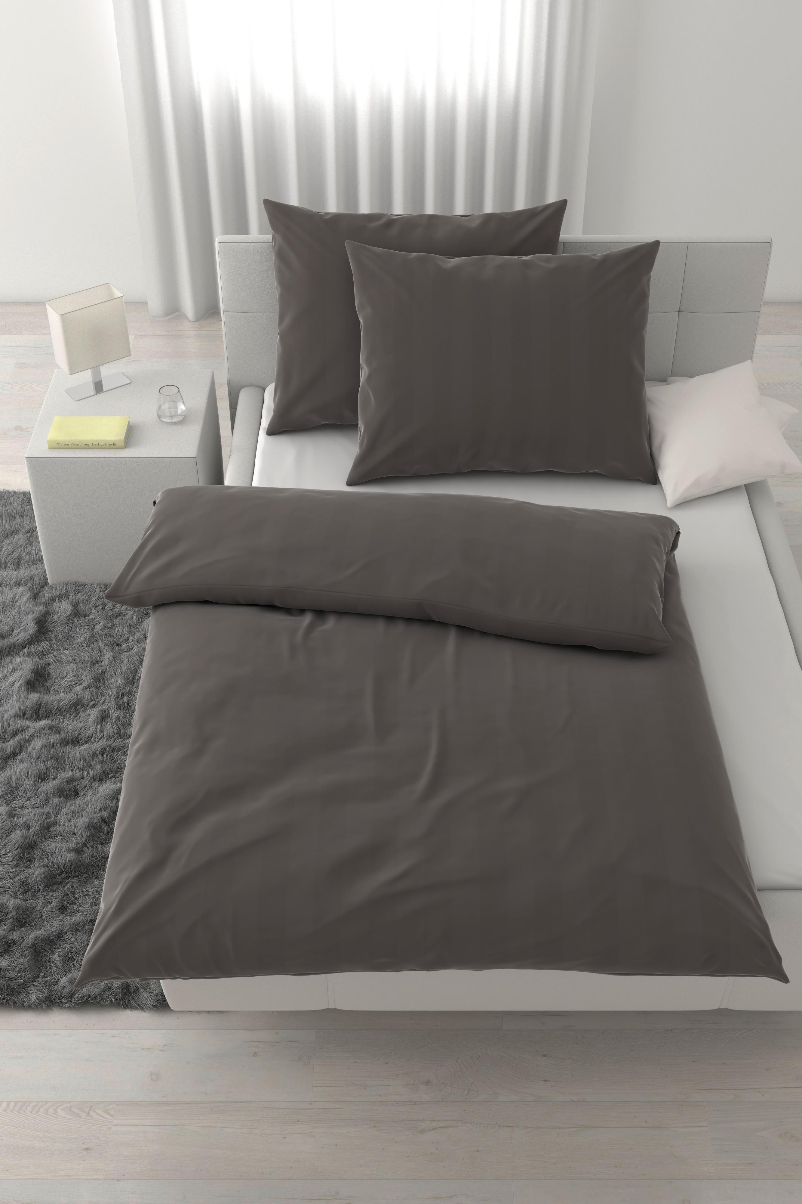 POVLEČENÍ XENIA STREIF XXL - antracitová, Moderní, textil (200/220cm) - Premium Living
