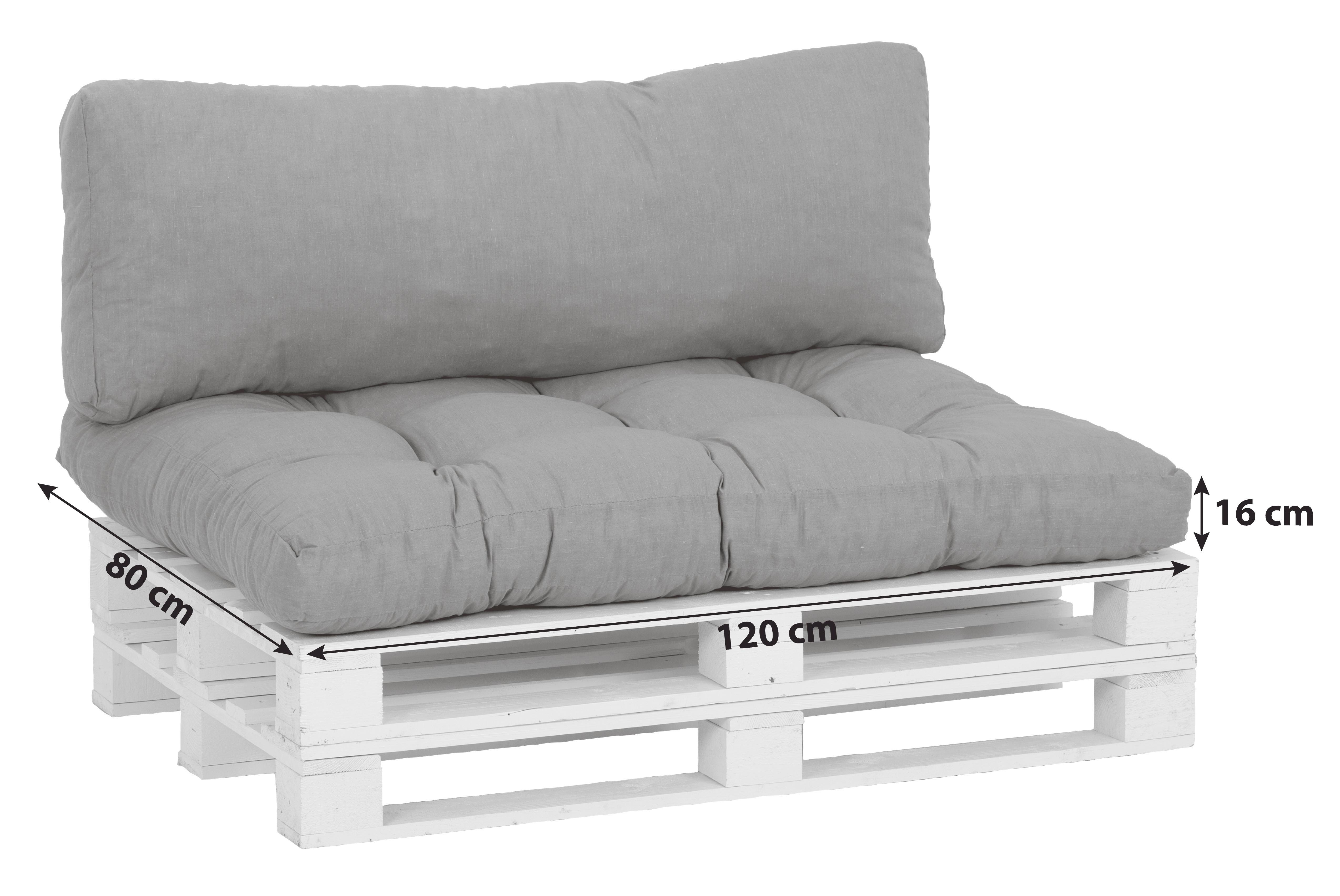 2-teiliges Palettenkissen