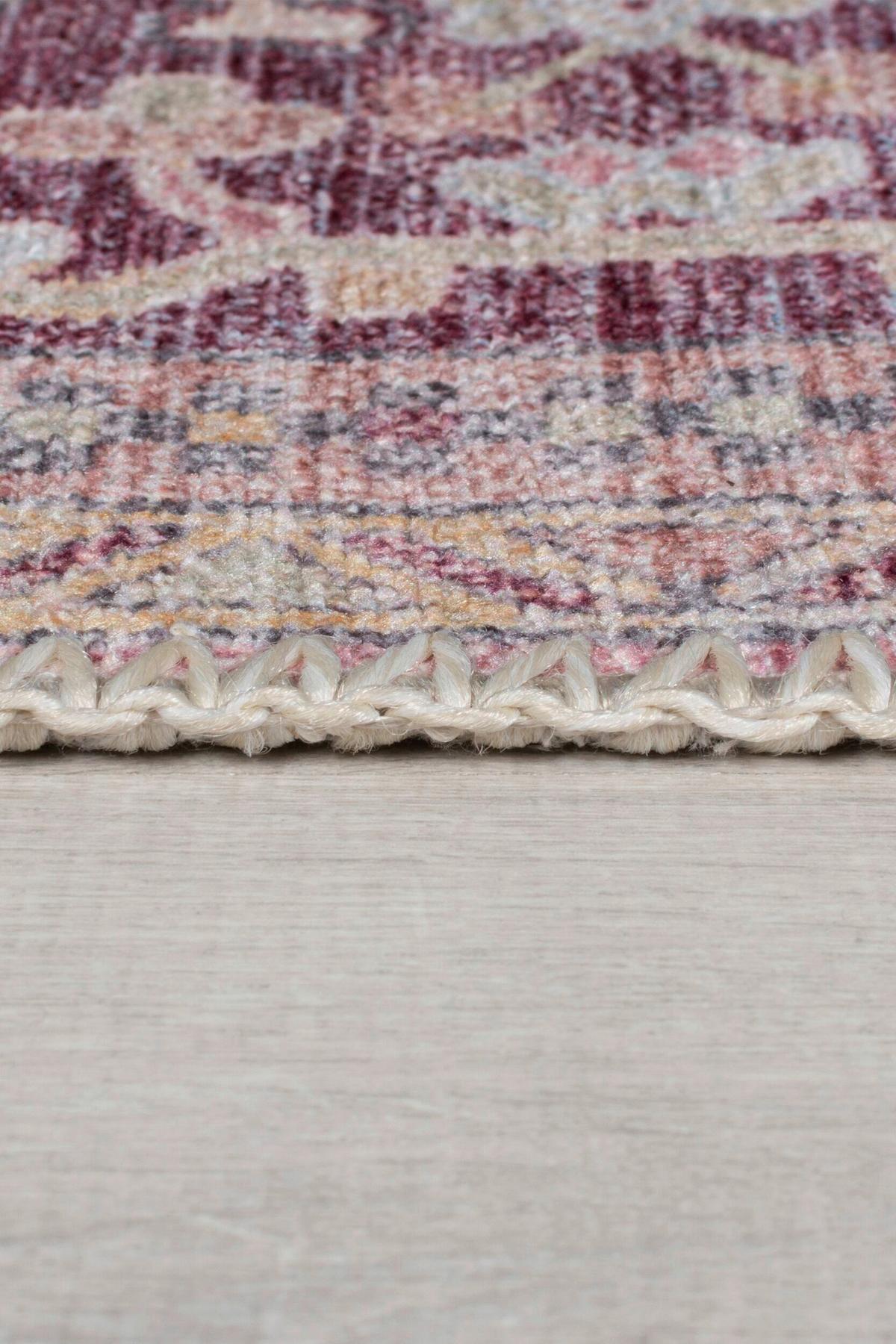 Flachwebteppich Windsor Traditional P 120x170 - Pink, Basics, Textil (120/170cm)