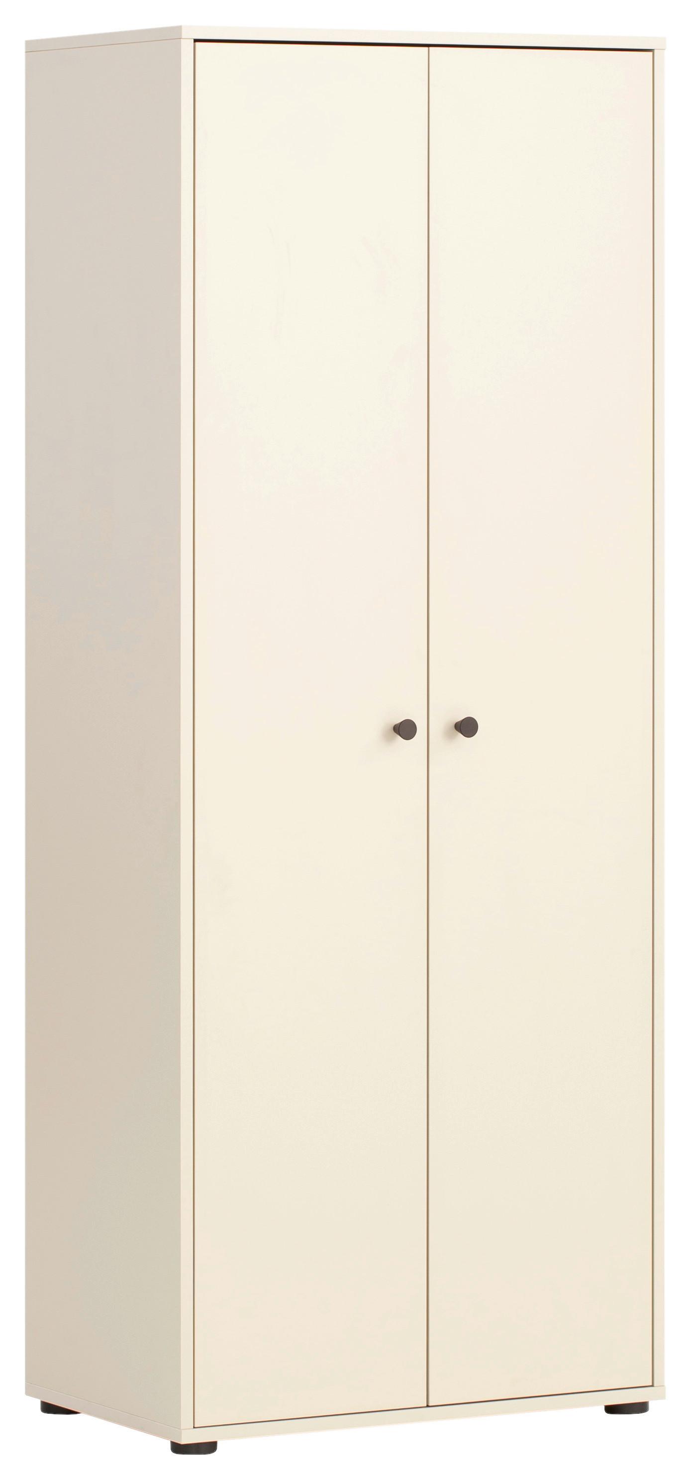 Hochschrank Lovund, Beige B: 65,1 Cm - Beige, Design, Holzwerkstoff (65,1/163,6/41cm) - MID.YOU