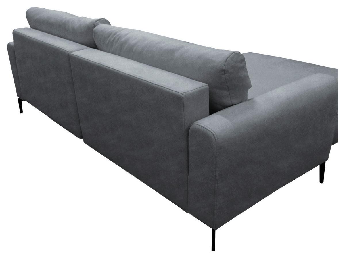 Ecksofa Prince Hellblau S: 163x240 cm - Schwarz/Hellblau, Design, Textil (163/240cm) - MID.YOU