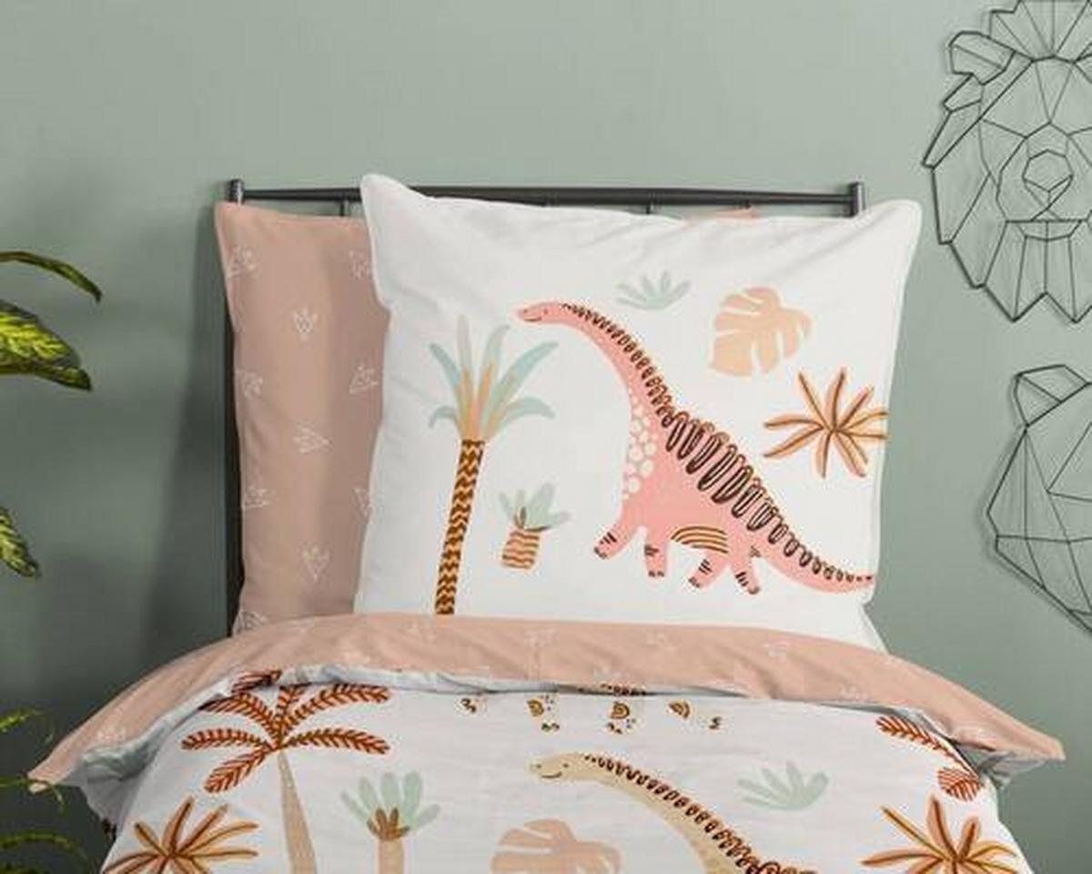 Kinderbettwäsche Dino Multicolor 135x200 cm - Multicolor, Design, Textil (135/200cm)