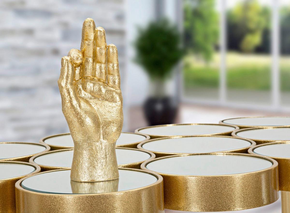 SOCHA PRANA - zlatá, Basics, plast (10/22.5/7cm)