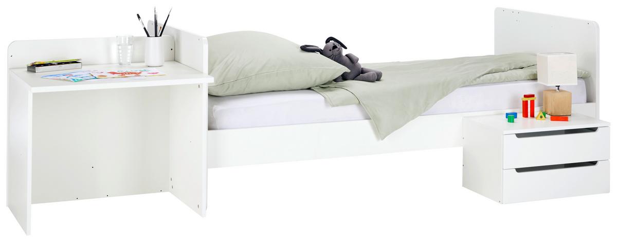 Dětská postýlka KIT NEW- M bílá, PL:cca. 70/140cm - bílá, Moderní, dřevo/kompozitní dřevo (204/75/95cm) - Mömax