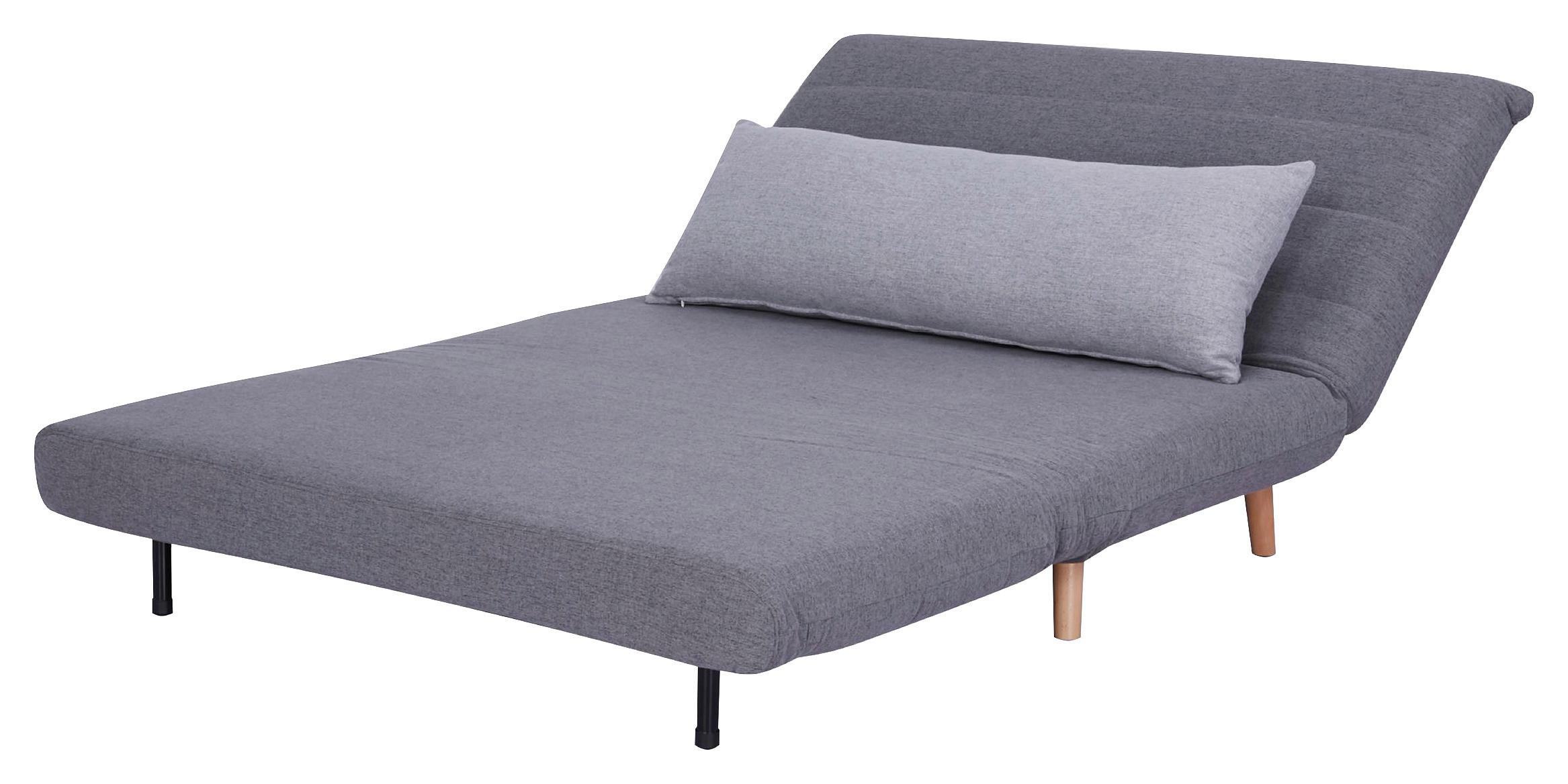 Kanapéágy "simon" Simon - világosszürke/sötétszürke, Modern, textil (125/84/91cm) - Ondega