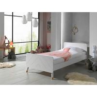 Kinderbett Billy 90x200 cm Weiß mit Lattenrost - Weiß, KONVENTIONELL, Holzwerkstoff (90/200cm) - Vipack
