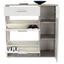 Schuhschrank Ybbs - Weiß/Grau, MODERN, Holzwerkstoff (90/100/33,3cm)