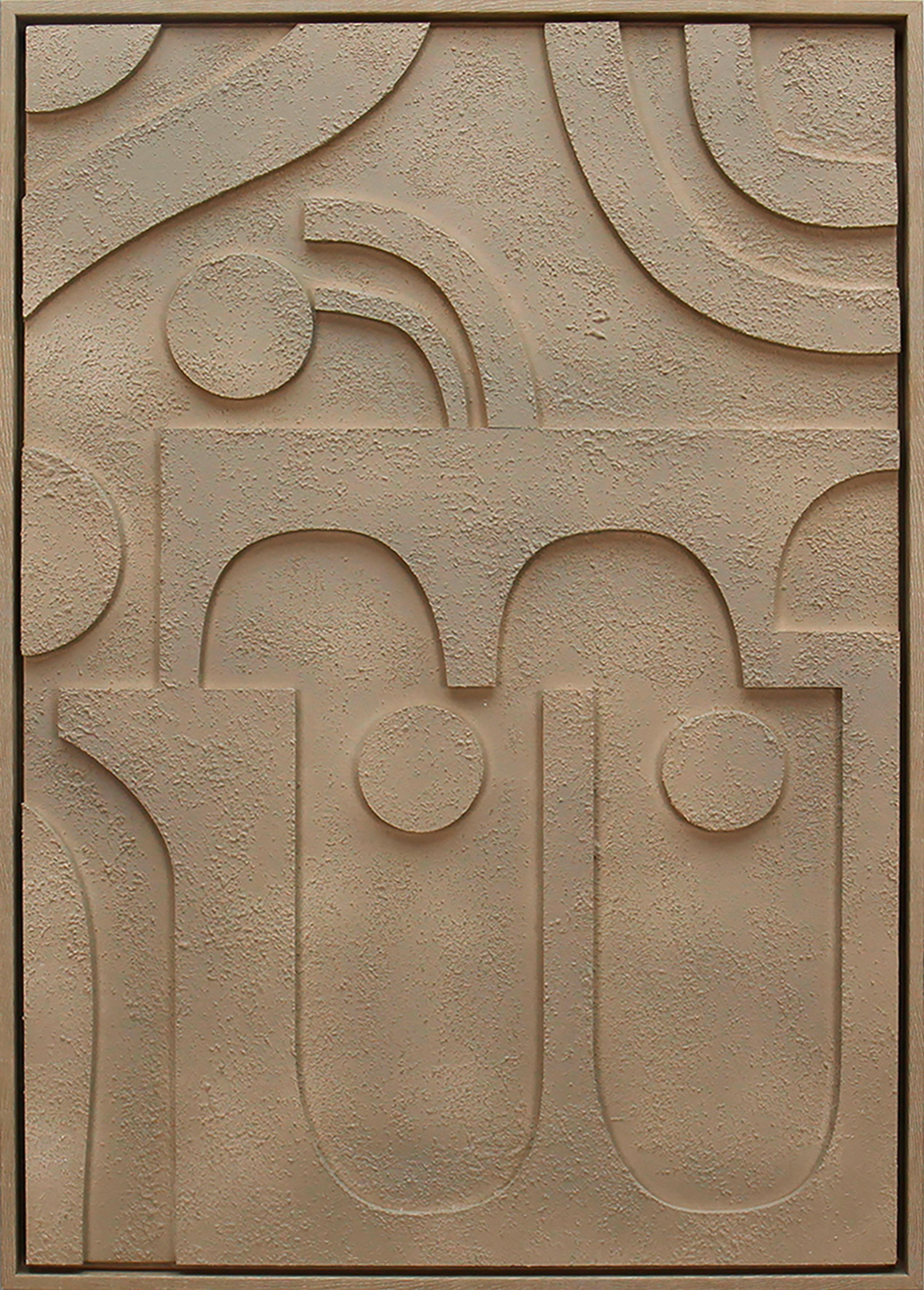 Obraz na plátně MIKE, 50x70x3cm - přírodní barvy/světle hnědá, Moderní, kompozitní dřevo/textil (50/70/3cm) - Mömax