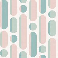 Vliestapete 118720 - Pink/Grün, Basics, Papier/Kunststoff (52/1000cm)