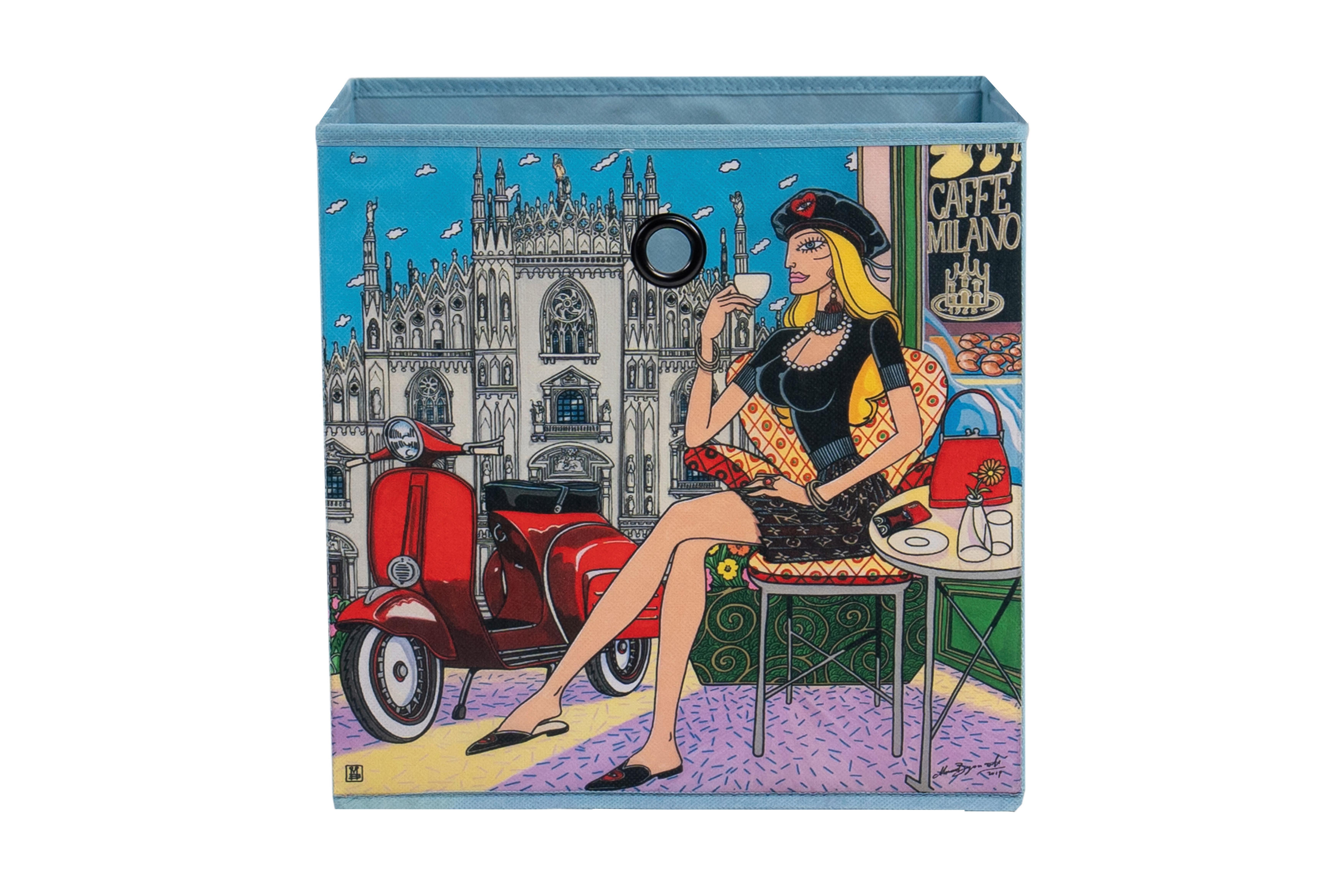 Összehajtható Doboz Motivbox - Design, textil (32/32cm) - Carryhome
