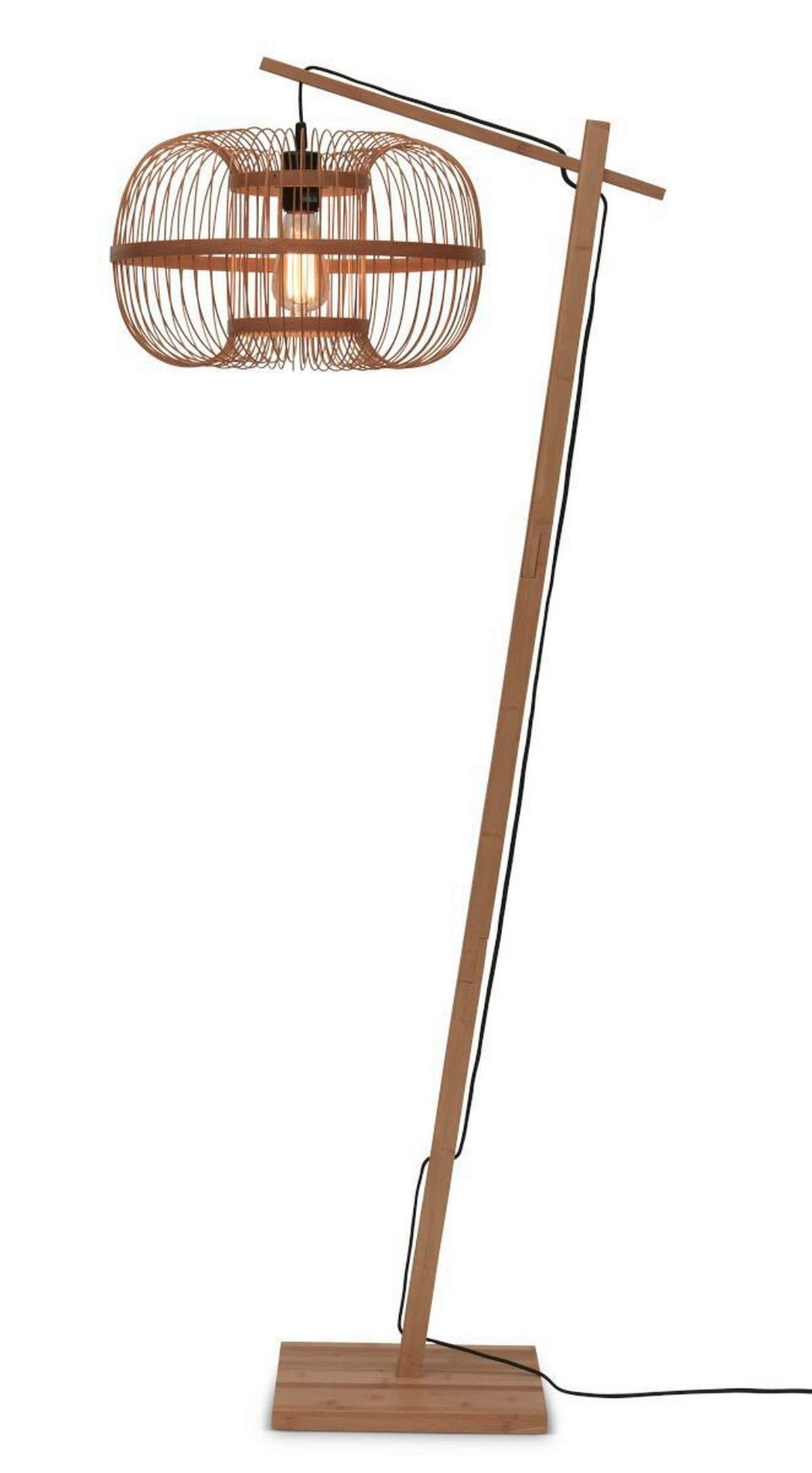 Stehleuchte Hokkaido/fs/ad/n/25/n - Naturfarben, Trend (150/38/55cm) - Good & Mojo
