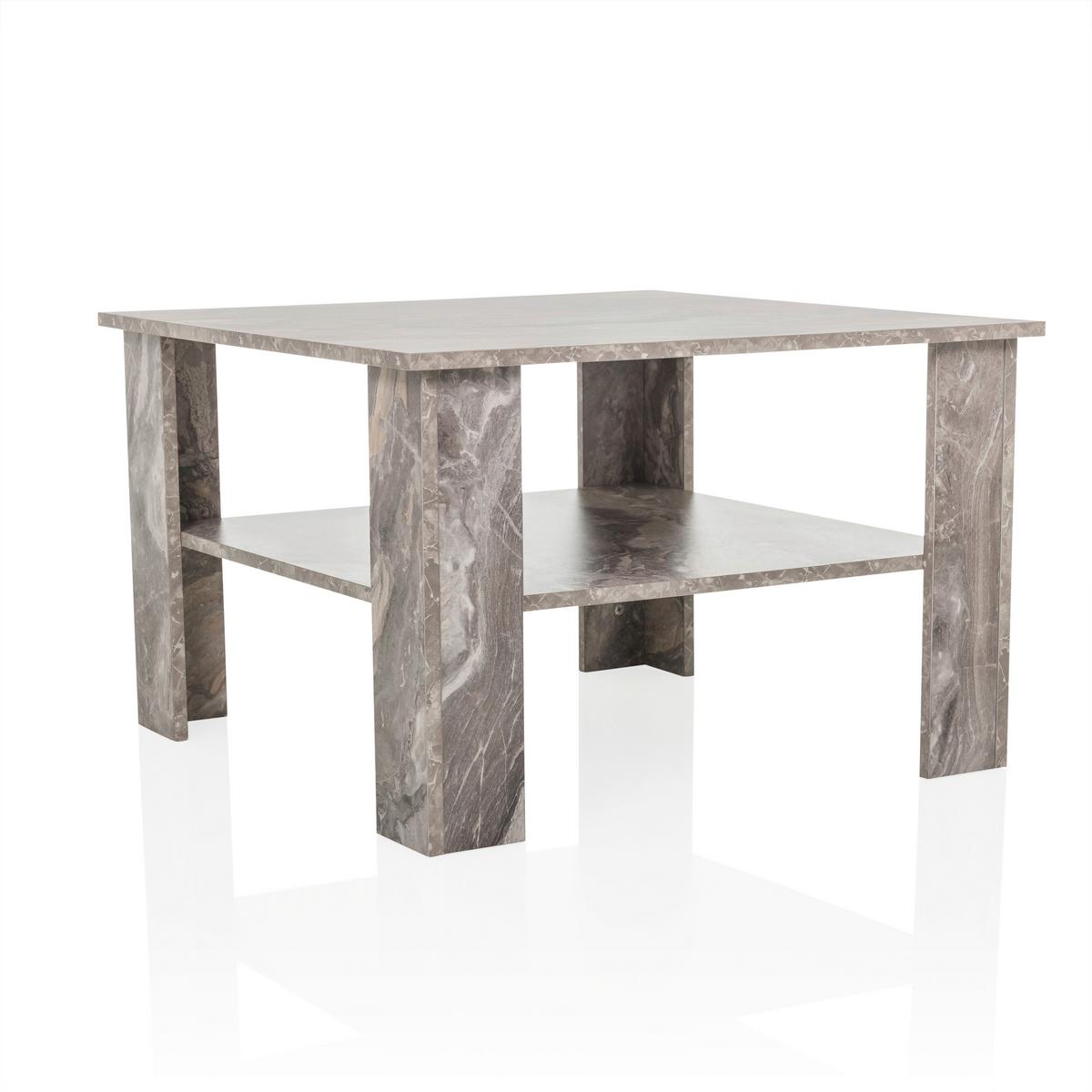 Couchtisch Bismo Grau B: 70 cm - Grau, MODERN, Holzwerkstoff (70/70/45cm) - MID.YOU