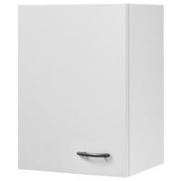 Horná kuchynská skrinka Wito biela - biela/farba ušľachtilej ocele, kompozitné drevo/plast (40/54,8/32cm) - MID.YOU