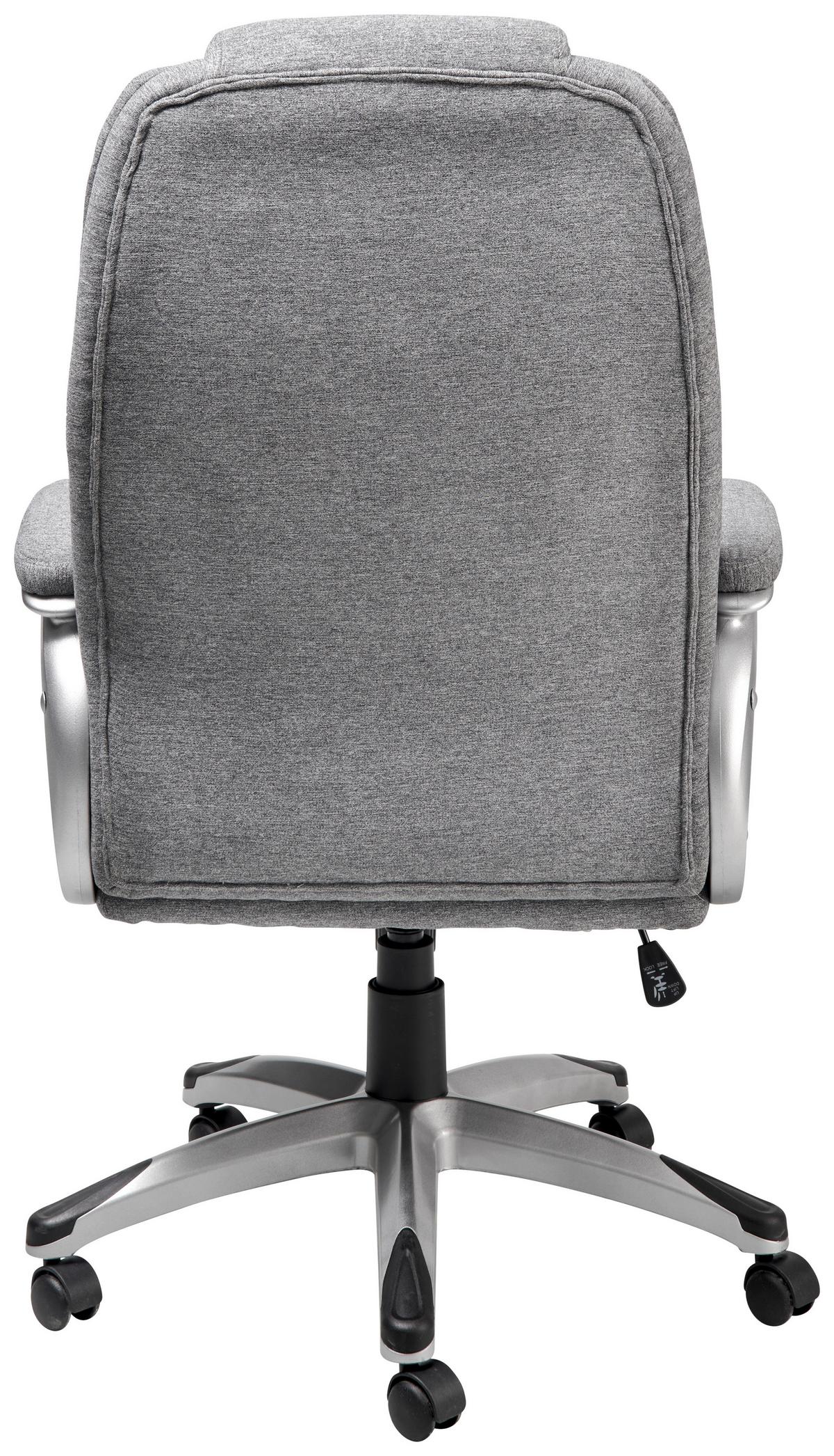 Drehstuhl Orleans - Silberfarben/Hellgrau, LIFESTYLE, Kunststoff/Textil (61/109-119/71cm) - MID.YOU