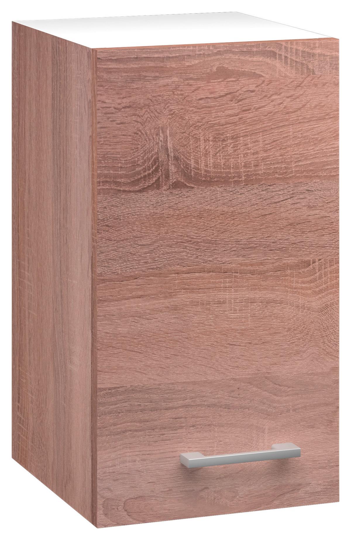 Konyha Felsőszekrény Samoa - Sonoma tölgy/fehér, Konventionell, faalapú anyag (30/54,8/32cm)