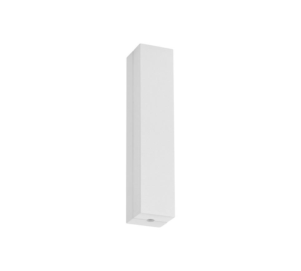 Kabelkanal für Schienensystem Duoline 3x3x13,5 cm in Weiß - Weiß, Design, Kunststoff (3/3/13,5cm) - Trio Leuchten