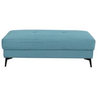Hocker Zero Blau B: 140 cm - Blau/Schwarz, Trend, Textil (140/46/80cm)