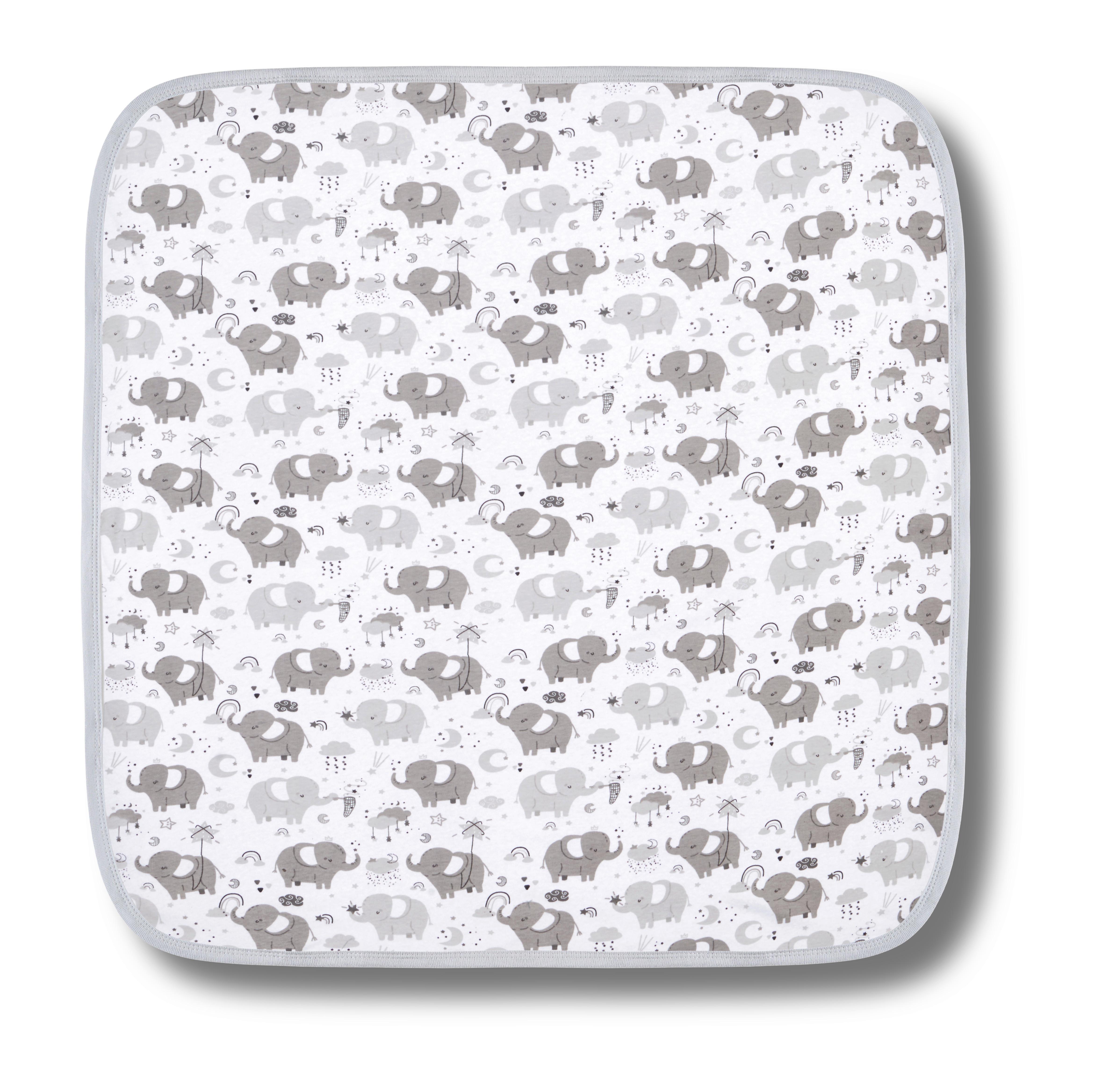Babatakaró Lina Kb. 90/90cm - fehér/szürke, Modern, textil (90/90cm) - Luca Bessoni
