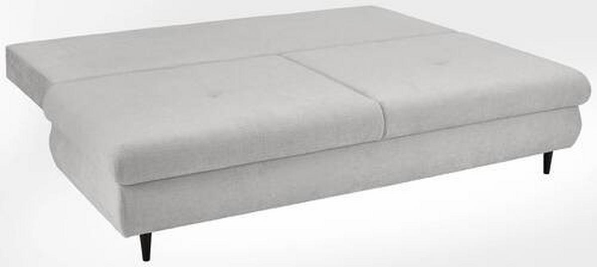Schlafsofa Virgo - Schwarz/Weiß, KONVENTIONELL, Textil (212/97/105cm) - MID.YOU