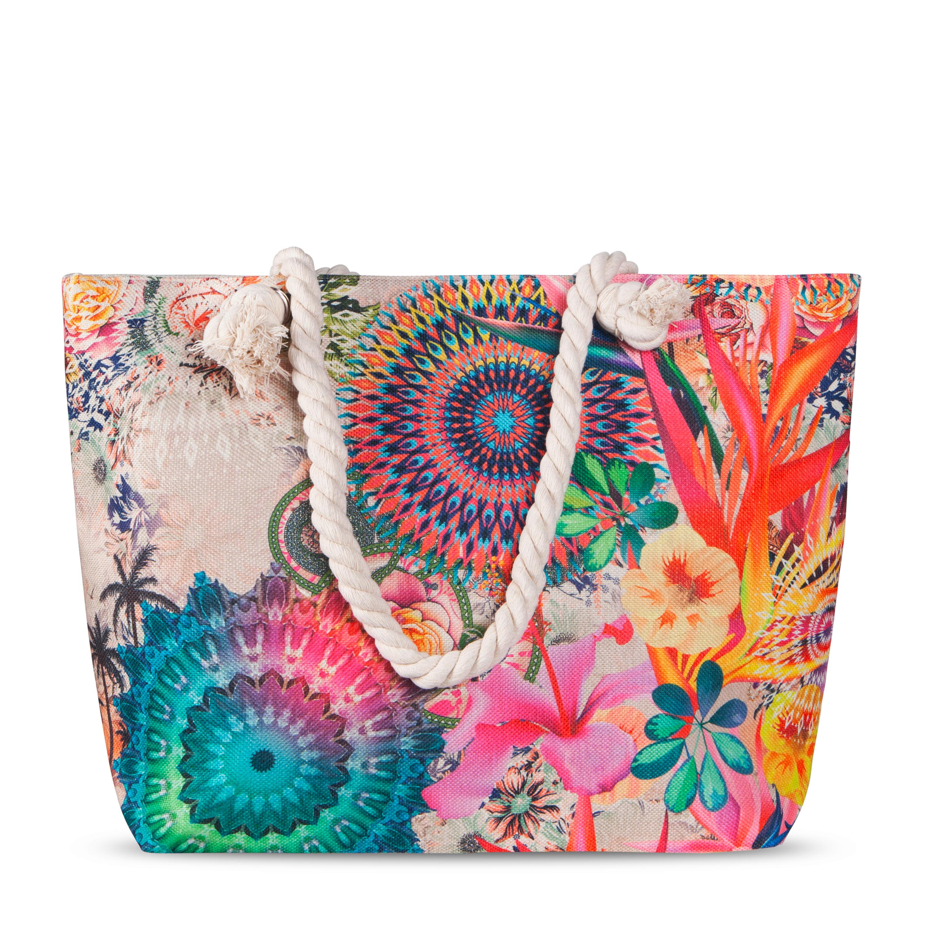 Strandtasche Maelli Multicolor 43x60 Cm - Multicolor, Trend, Textil (43/60cm)