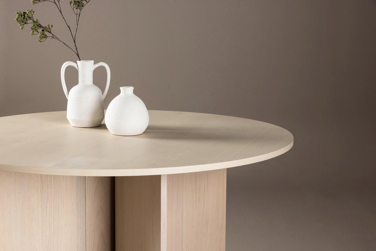 ESSTISCH Tyresö, Weiß D: 120 cm - Weiß, MODERN, Holz (120/76cm) - Livetastic