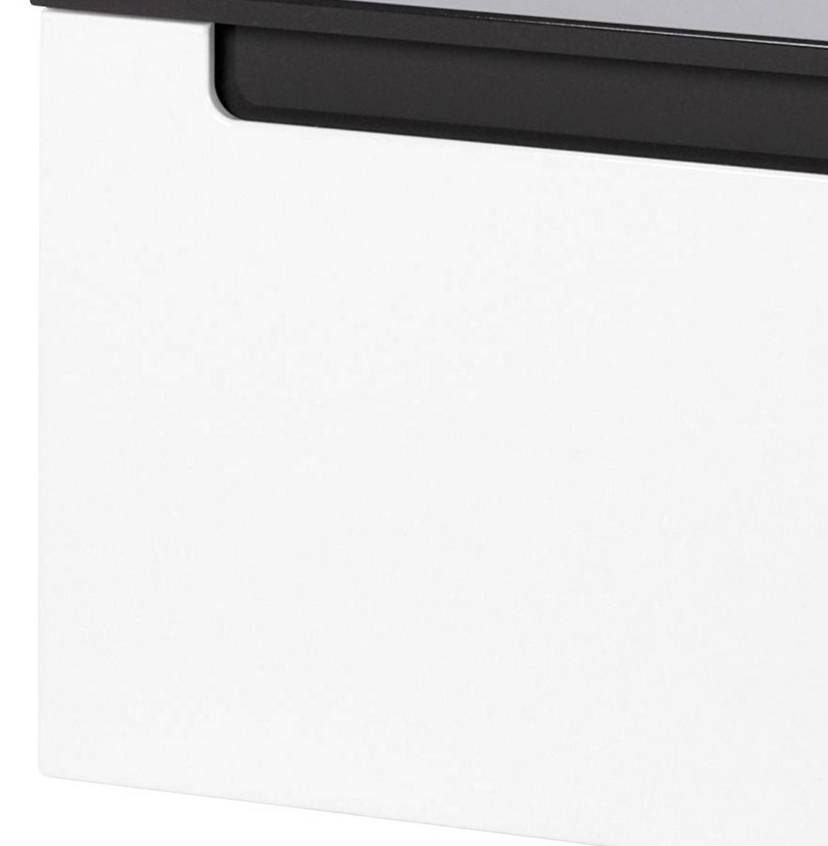 Waschbeckenunterschrank Siena B: 60 cm Weiß/Anthrazit - Anthrazit/Weiß, MODERN, Holzwerkstoff (60/40/35cm) - Held