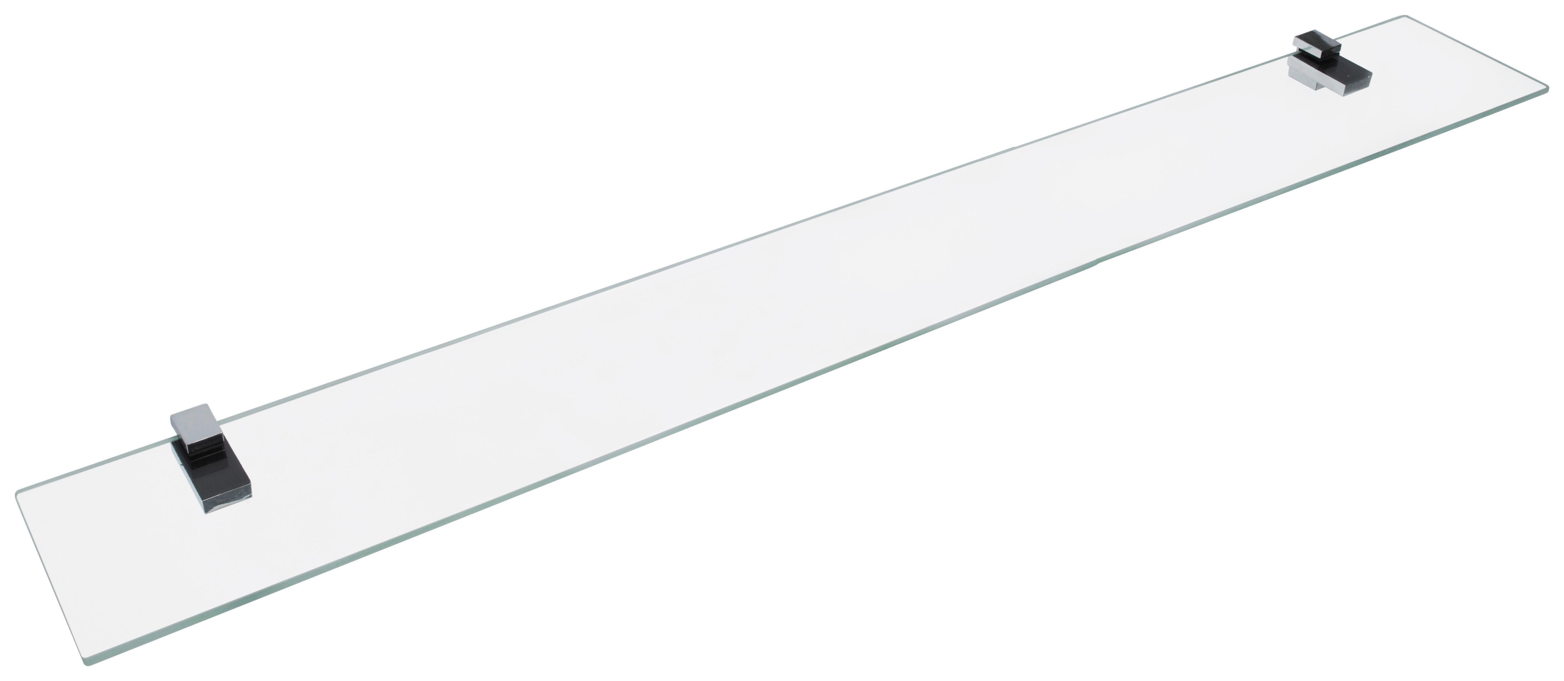 Wandboard Bath 4 B:100cm Glas, transparent - Transparent, Basics, Glas (100/12cm) - MID.YOU