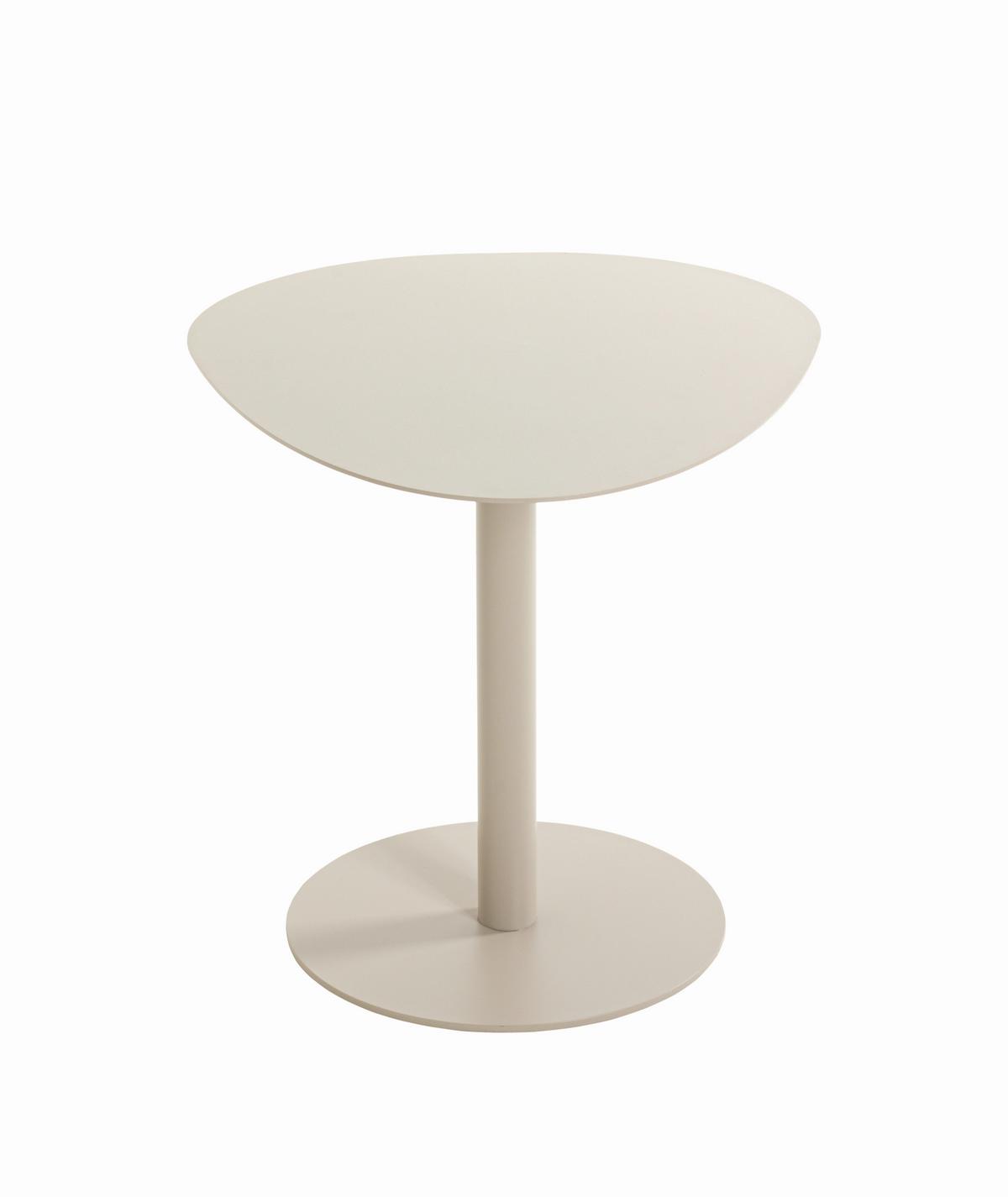 Odkládací stolek Enno 5, kašmírová - kašmírová, Trend, kov (51/42/41cm)