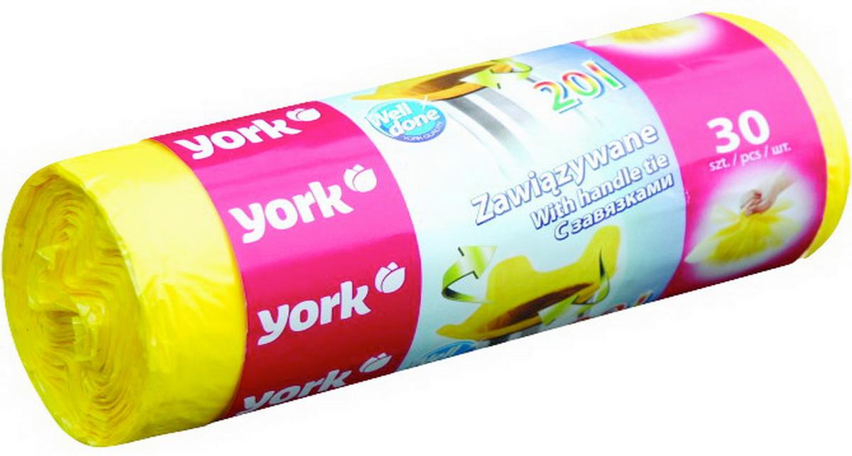 Szemeteszsák 20 Liter - sárga, műanyag (45/50/0,5cm)