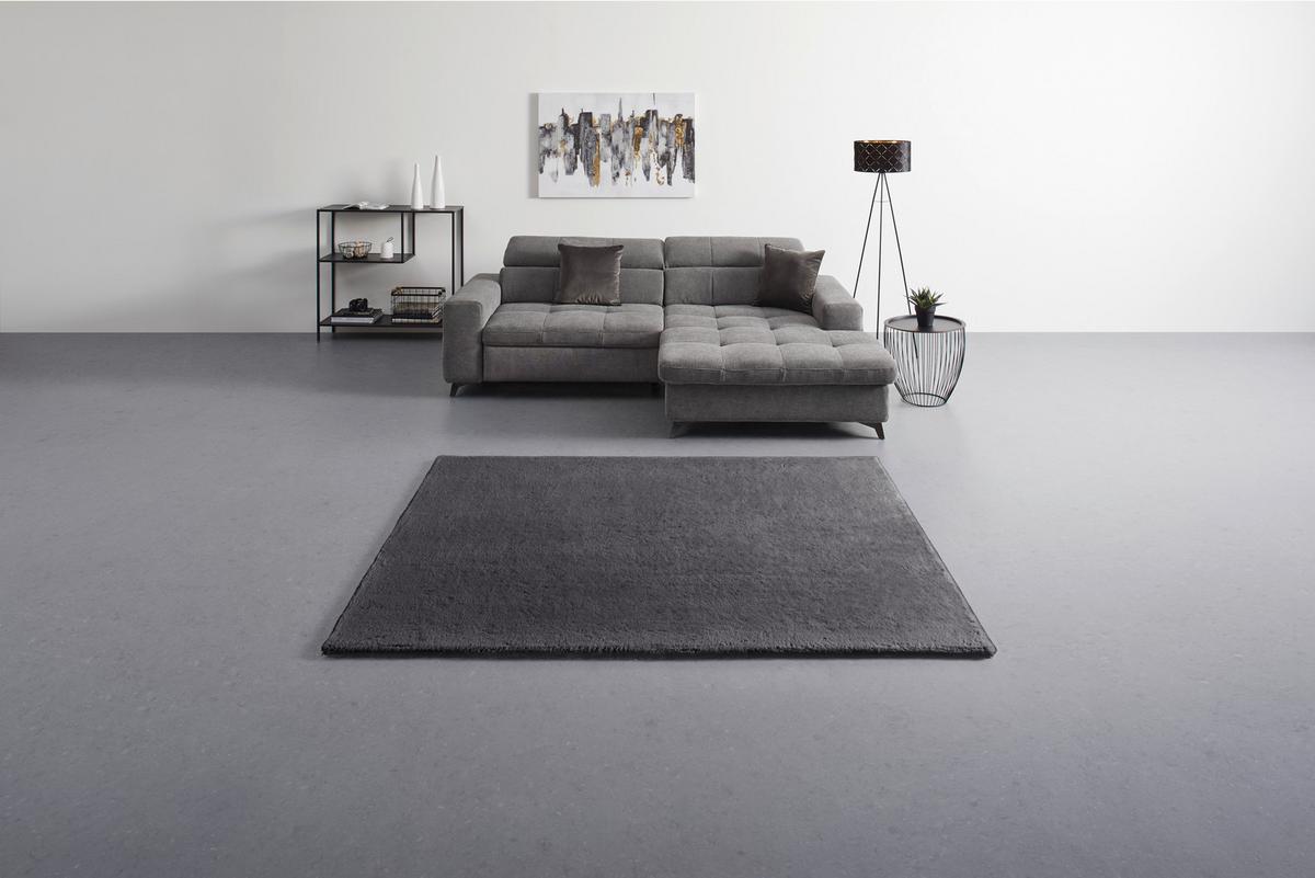 Umělá kožešina Caroline 3, 160/220cm - antracitová, textil (160/220cm) - Mömax
