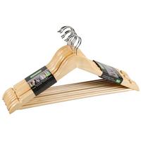 Kleiderbügelset Holz Hellbraun, 8--Teilig. - Hellbraun, Basics, Holz - Kesper
