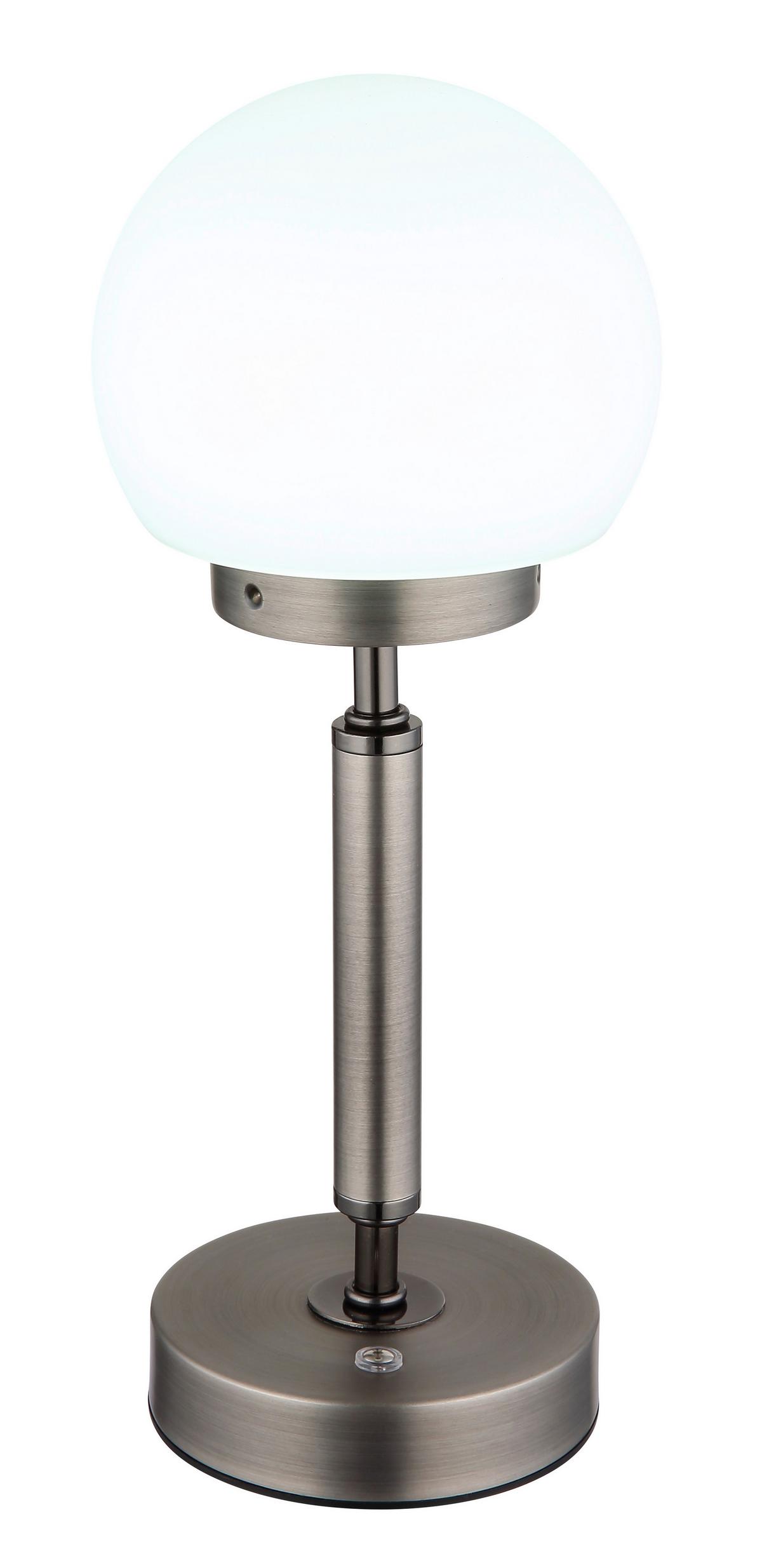 LED-Tischleuchte 21033a - Anthrazit/Opal, Basics, Glas/Kunststoff (11,5/28,5cm) - Globo