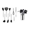 SADA KUCHYŇSKÉHO NÁČINÍ EW-KS-1003 - černá/barvy stříbra, Basics, plast (13cm) - Echtwerk