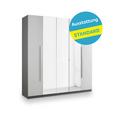 Kleiderschrank Unit 5trg, Maxihöhe - KONVENTIONELL (227/242,2/58,3cm) - Ondega