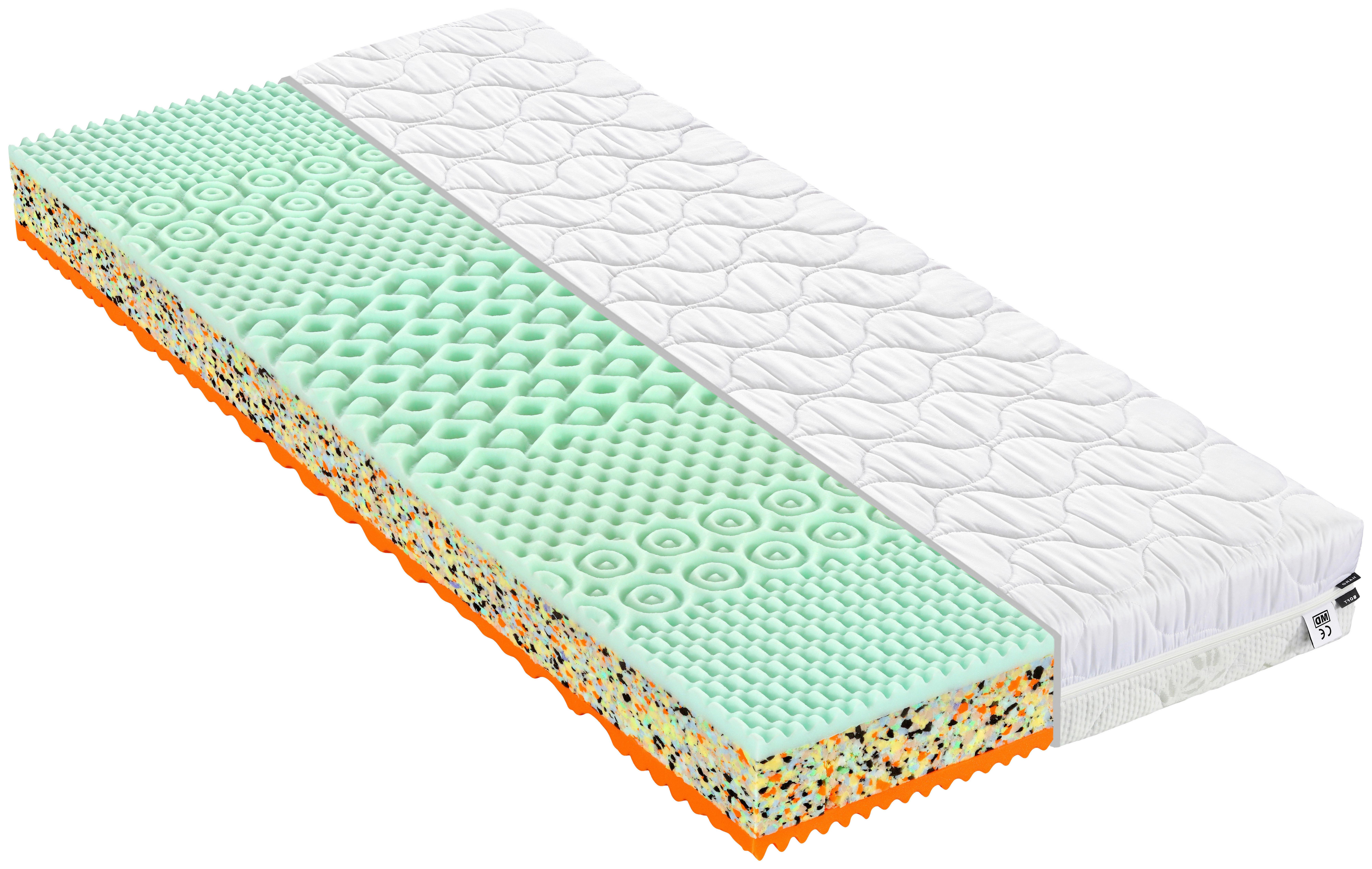 matrace Bamboo DUO XL 90/200cm, H3/H4 - bílá, textil (90/200cm) - Primatex