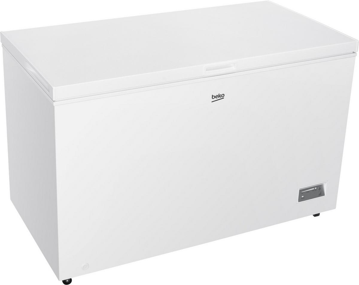 Gefriertruhe CF380EWN ,Nutz inhalt ca. 371 L, inkl. Korb - Weiß, Basics (130/85/70,5cm) - Beko