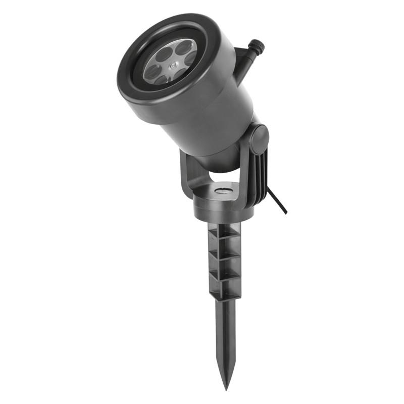 NÁLADOVÉ SVÍTIDLO XMAS LED PROEJCTOR IP44 - černá, Basics, plast (33.5/10.3/13.3cm)