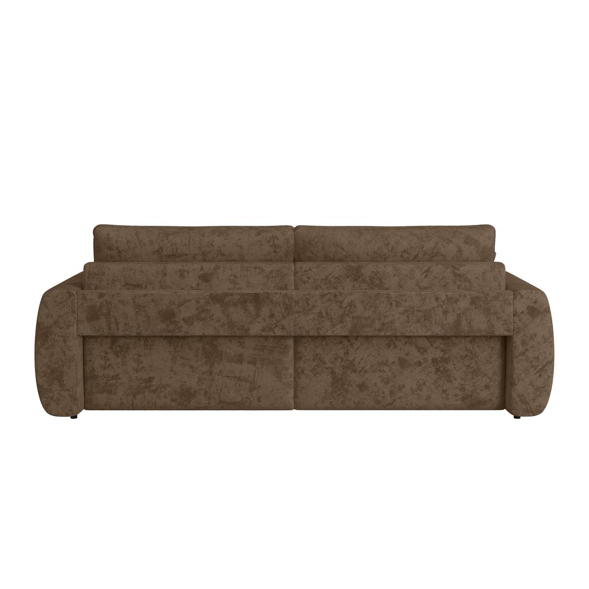 2-sitzer-sofa Bali Mit Schlaffunktion & Bettkasten - Schwarz/Mokka, MODERN, Holz/Textil (245/74-90/104cm) - Luca Bessoni