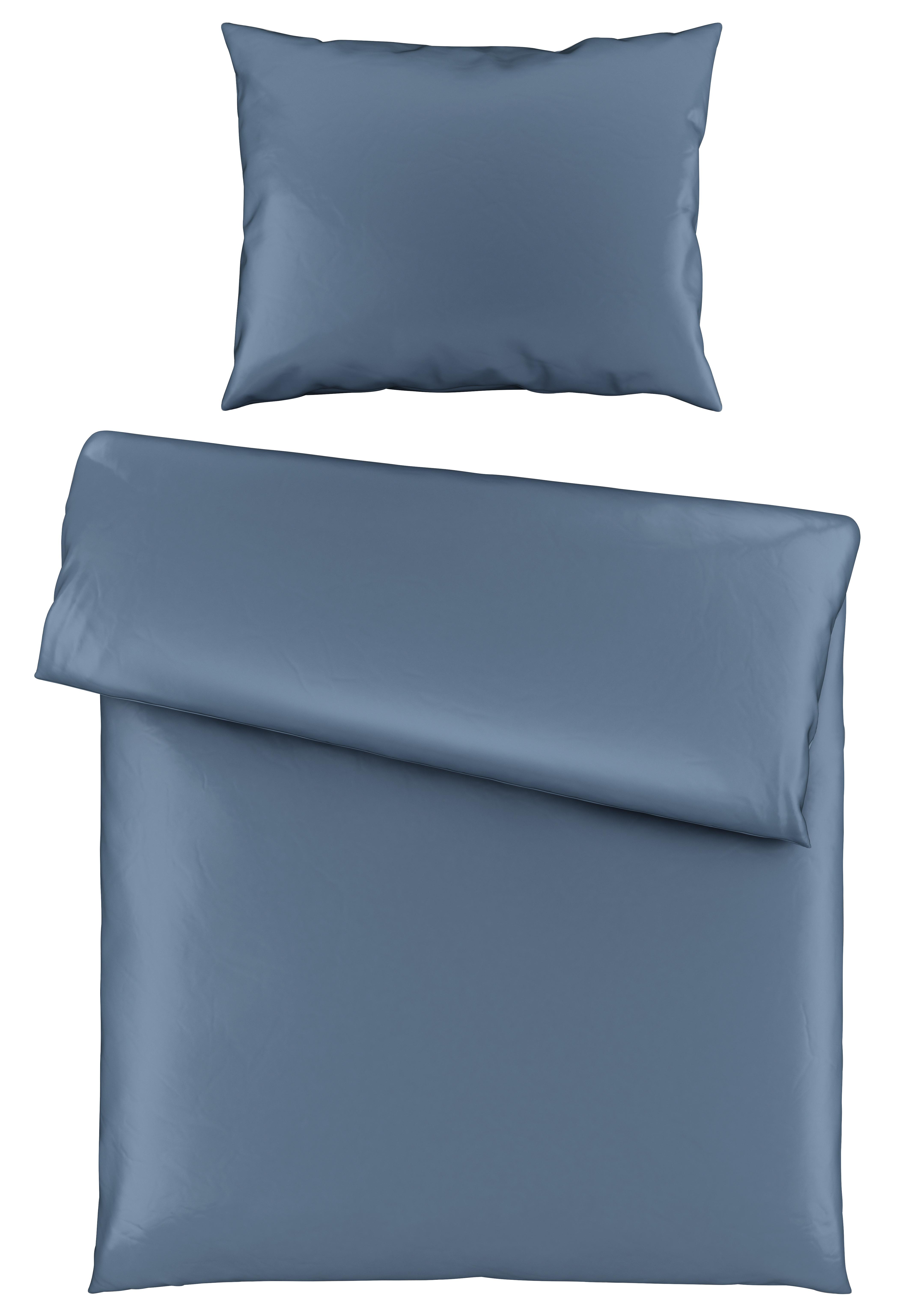 Posteľná Bielizeň Alex Uni, 140/200cm, Modrá - modrá, Moderný, textil (140/200cm) - Premium Living