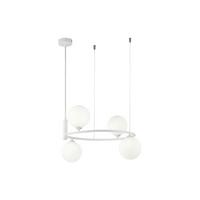 Pendelleuchte Ring - Weiß, Trend, Glas/Metall (39/28cm) - MAYTONI