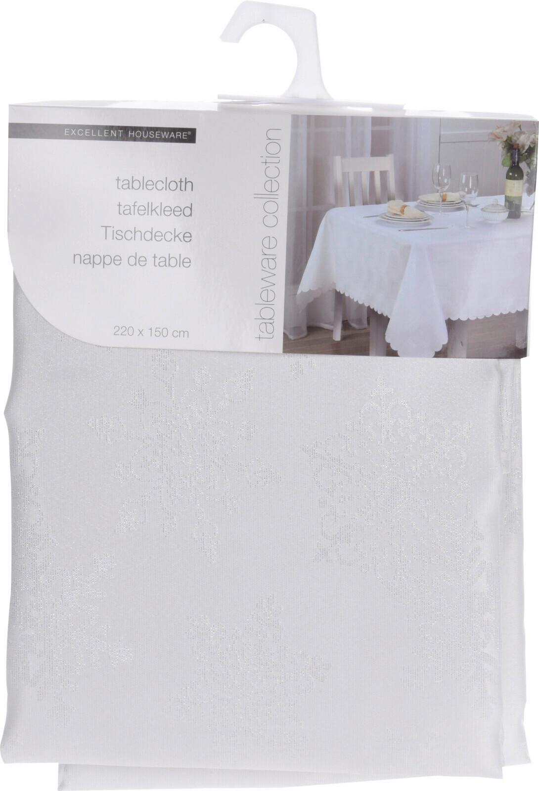 Asztalterítő Csillagokkal Kb. 220/150cm - Basics, textil (220/150cm)