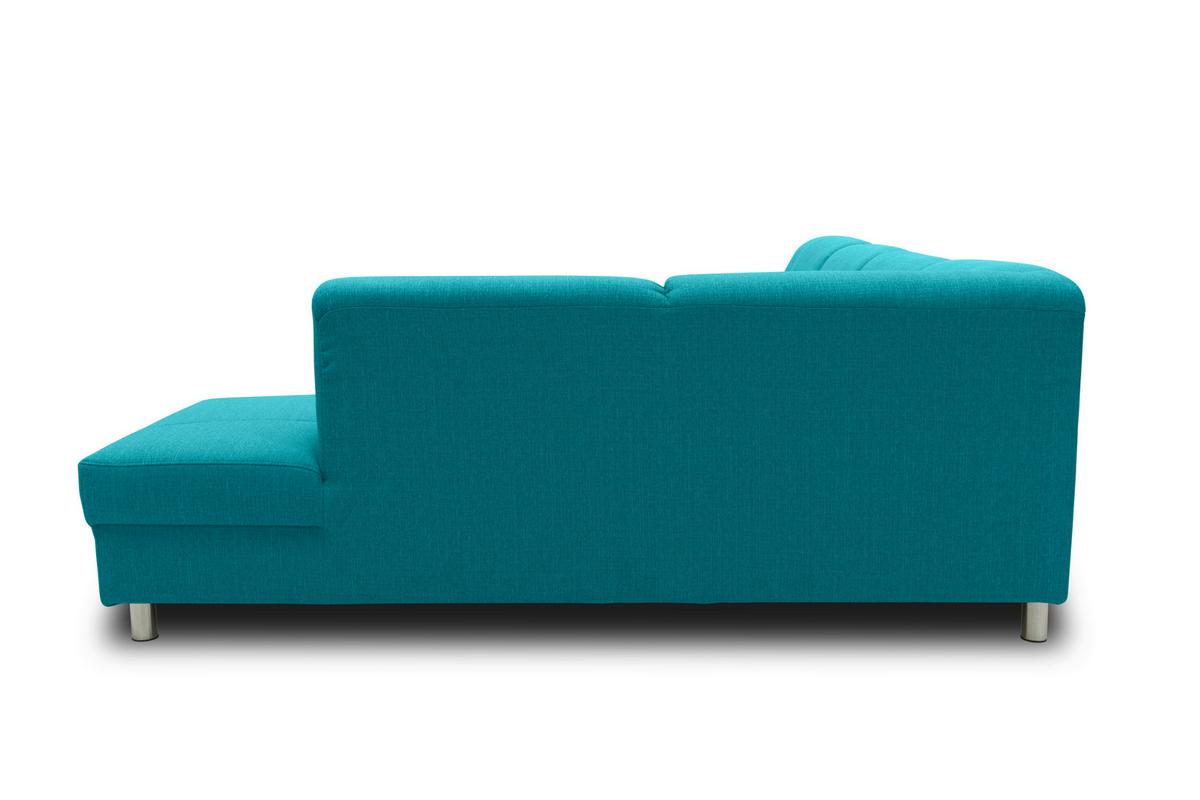 Wohnlandschaft Jamie Petrol - Chromfarben/Petrol, KONVENTIONELL, Textil (150/308/194cm) - MID.YOU