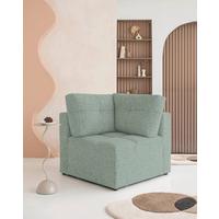 Sofaelement Lulu Türkis B: 91cm - Türkis/Schwarz, Design, Textil (91/94/91cm) - MID.YOU