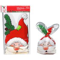 Folienbeutel X-mas Klar/bunt Weihnachtsmotive 18x30 Cm - Basics (18/30cm)