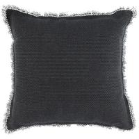 Dekorační polštář Laurenz, 45/45cm, antracitová - antracitová, Moderní, textil (45/45cm) - Modern Living