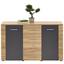 Kommode Uno - Eichefarben/Grau, MODERN, Holzwerkstoff (140/80/40cm) Kommode Uno - Eichefarben/Grau, MODERN, Holzwerkstoff (140/80/40cm)