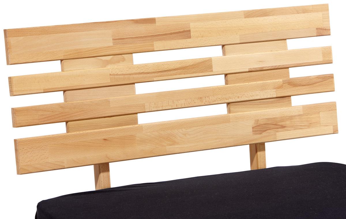 Massivholzbett 90x200 Cm Elisabeth Buche - Kernbuche, KONVENTIONELL, Holz (90/200cm)