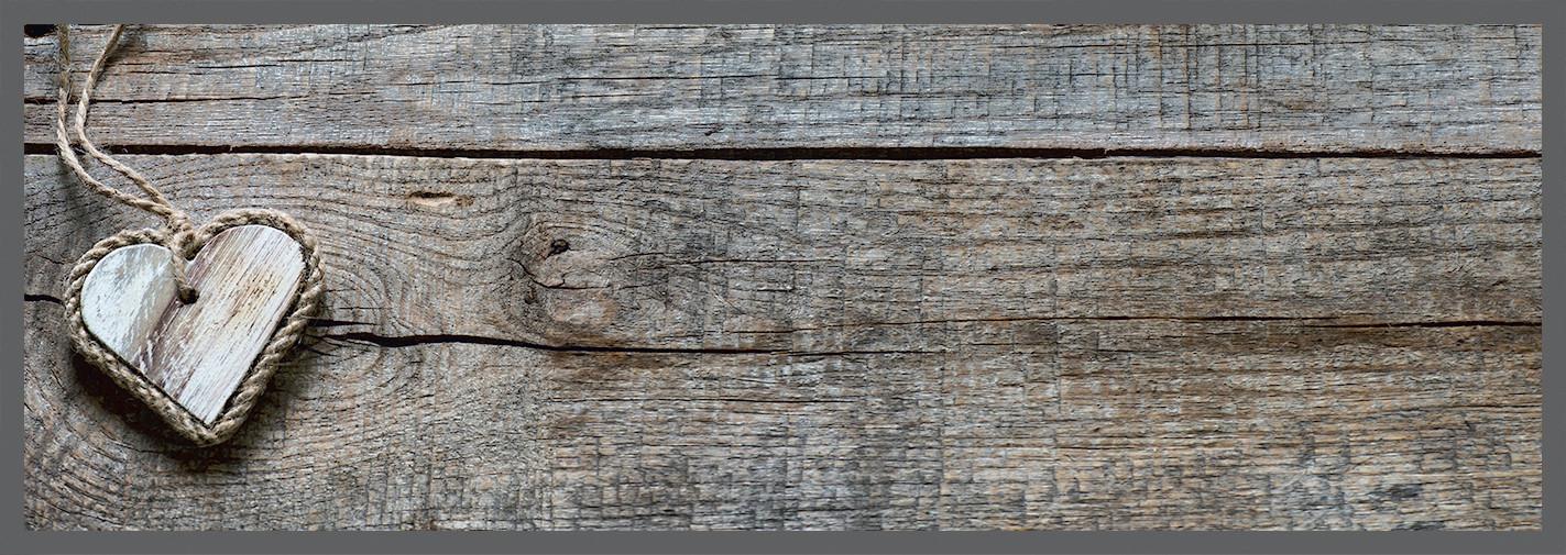 BEHÚŇ COOK&WASH HEART WOOD - bridlicová, Modern, plast (50/150cm) - Modern Living