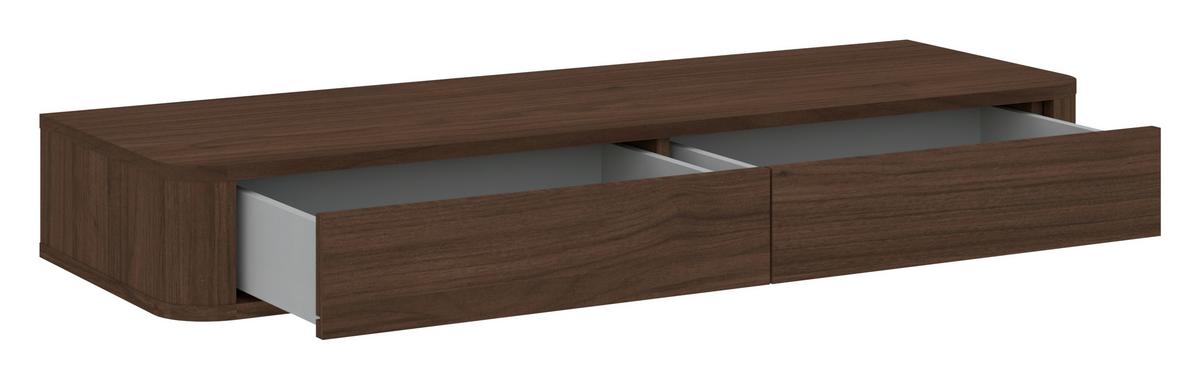 KONSOLENTISCH Mocha Walnussfarben B: 115,2cm - Walnussfarben, Design, Holzwerkstoff (115,2/15,8/40cm) - MID.YOU